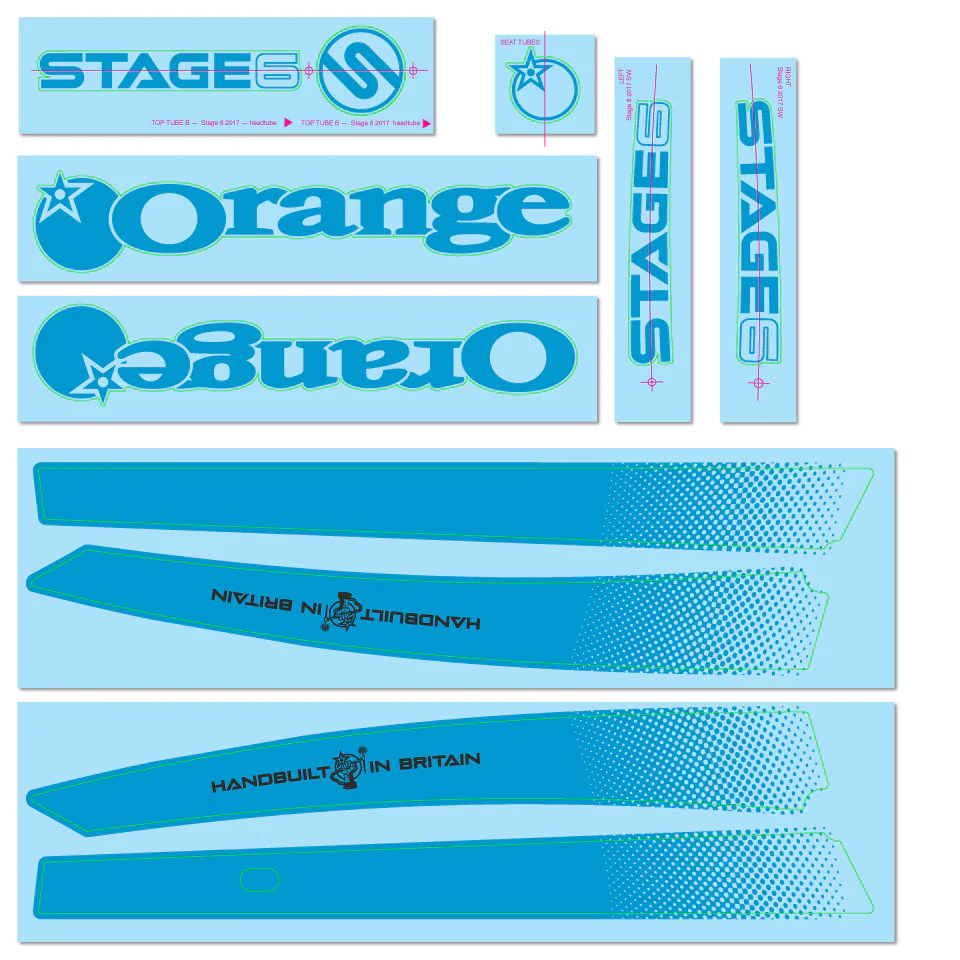 2017/2018 Stage 6 Decal Kit